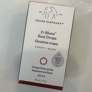 Drunk Elephant O-Bloos Rosi Drops Gouttes Roses 1 ounce Brand New in Box TikTok